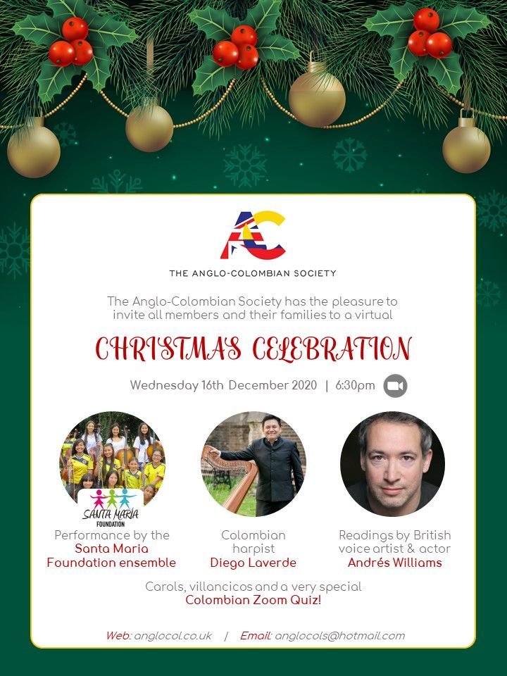 The Anglo-Colombia Society celebrates Christmas 2020